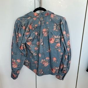 LoveShackFancy corduroy blouse